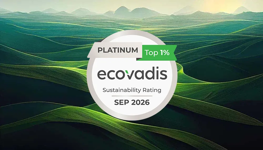EcoVadis Platin-Medaille 2026
