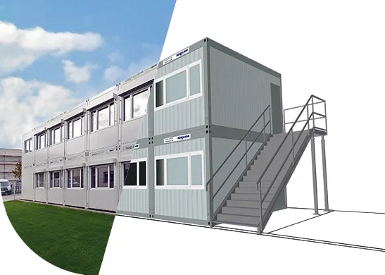 3D-Konfigurator für maßgeschneiderte Mietgebäude