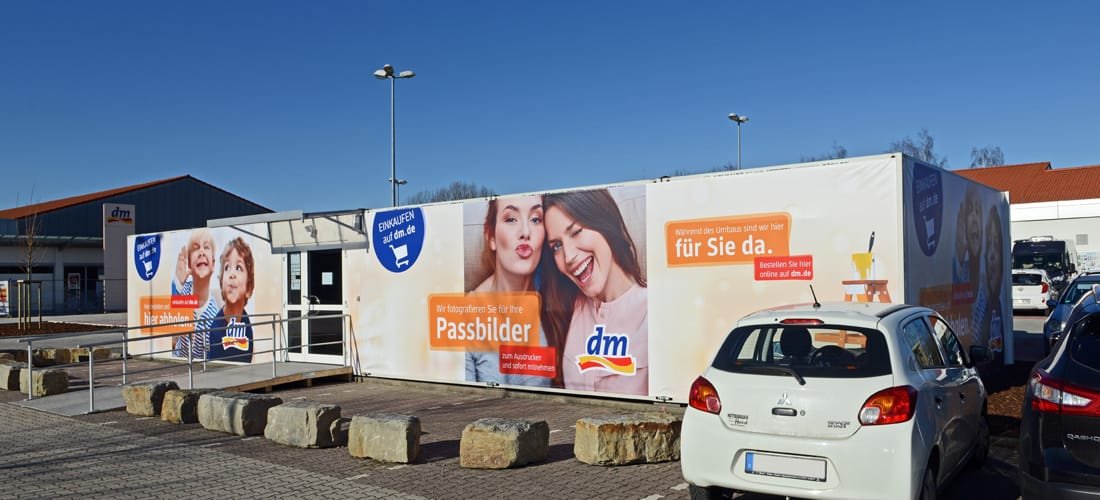 dm (Drogeriemarkt)  Interimsfiliale  Baden-Baden