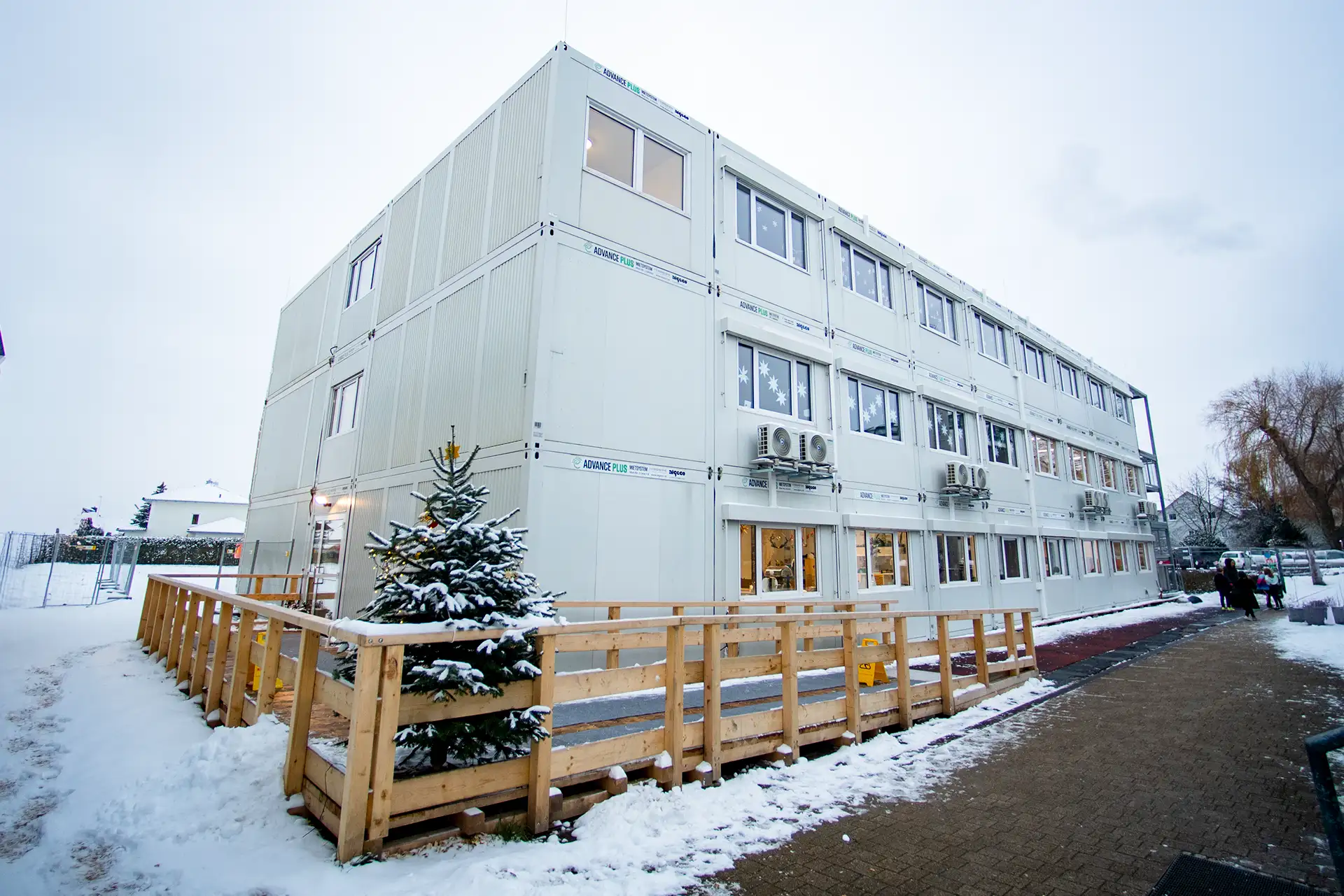Wintertipps Containergebäude